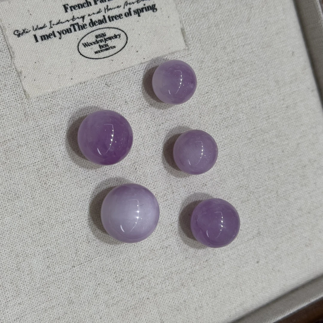 【山醒】天然紫锂辉单珠 多样性发一