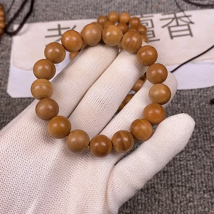 檀香木无事牌老山檀香1.2/17圆珠