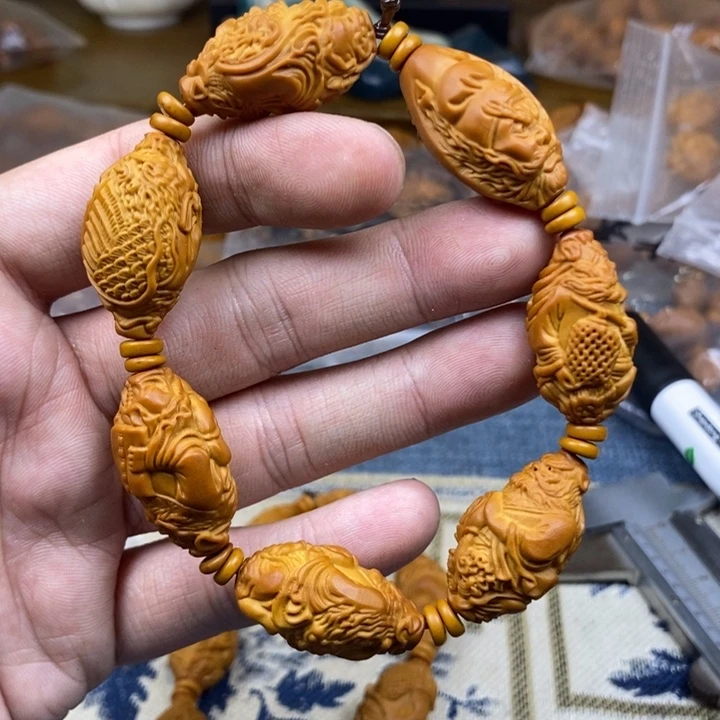 橄榄核手串/手链橄榄核雕工艺手串