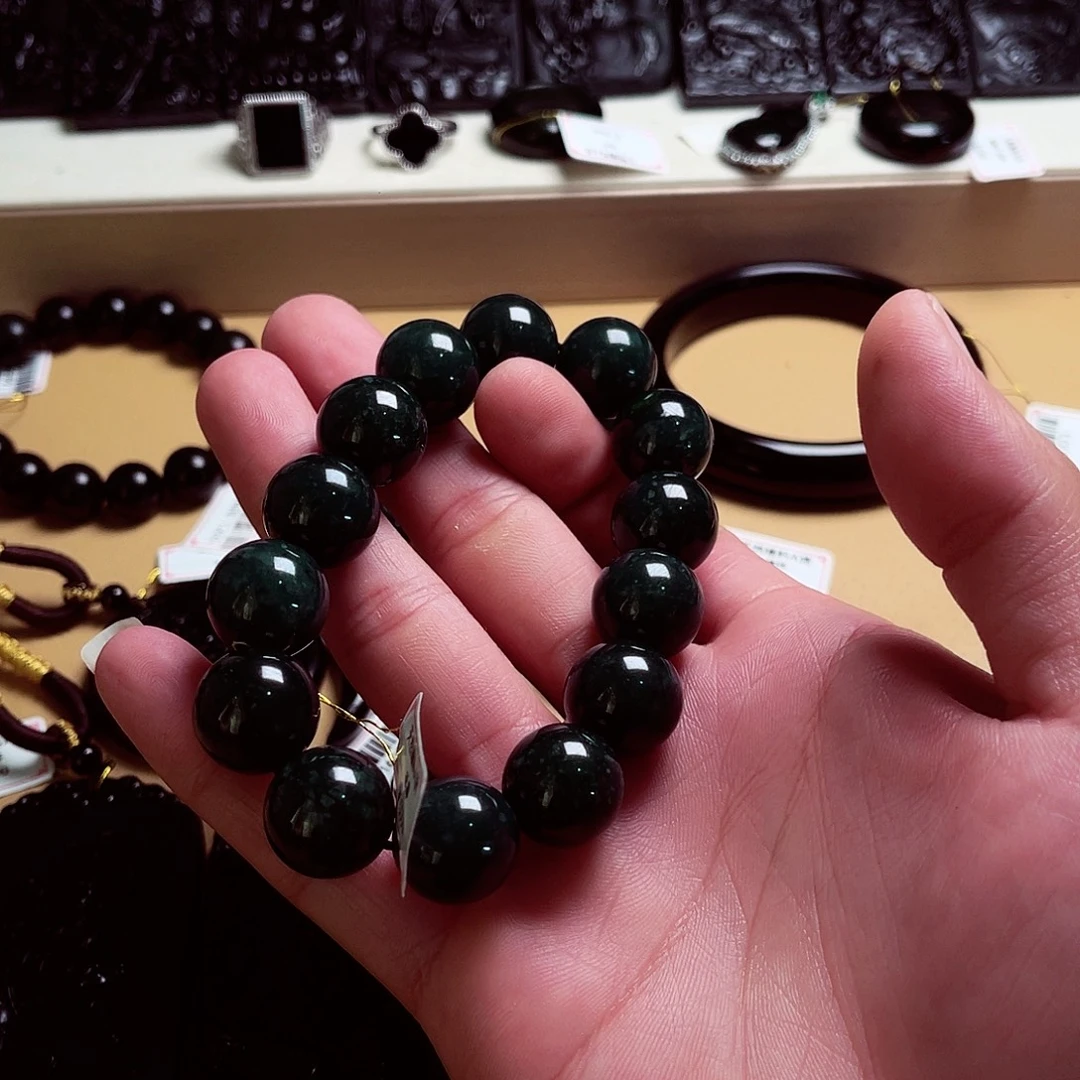 勇***者翡翠未镶嵌颈饰天然缅料a货 手串卡16。a049