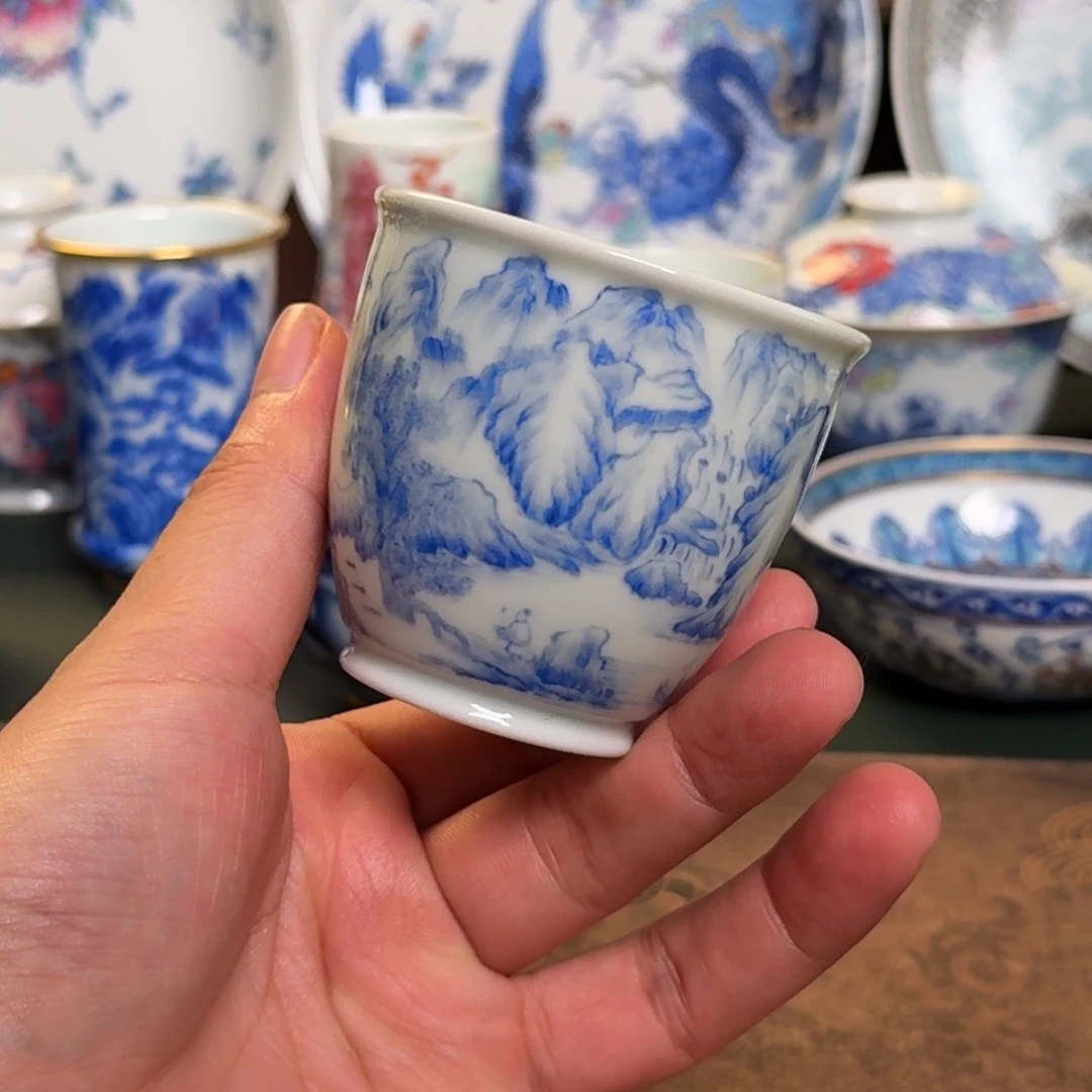 纯手工手绘陶瓷茶具