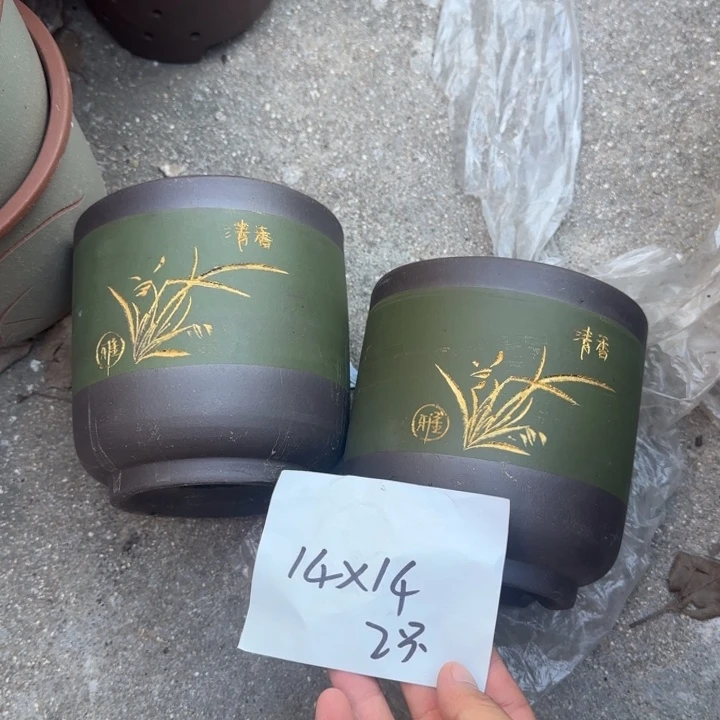 紫砂花盆特价清仓