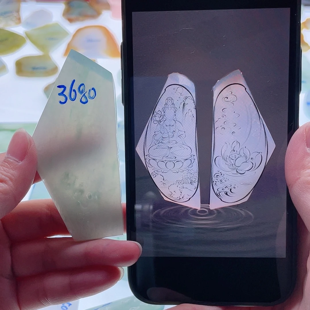 定制翡翠未镶嵌天然翡翠包工