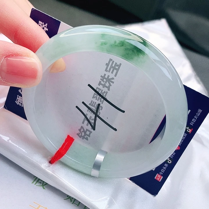 翡翠未镶嵌手镯缅甸天然a货翡翠手镯