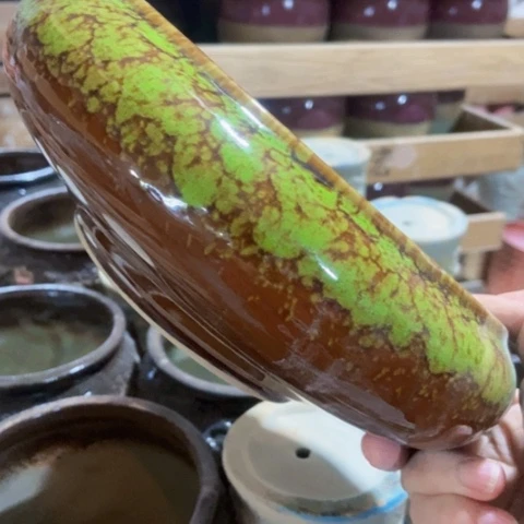 红陶陶瓷多肉花盆