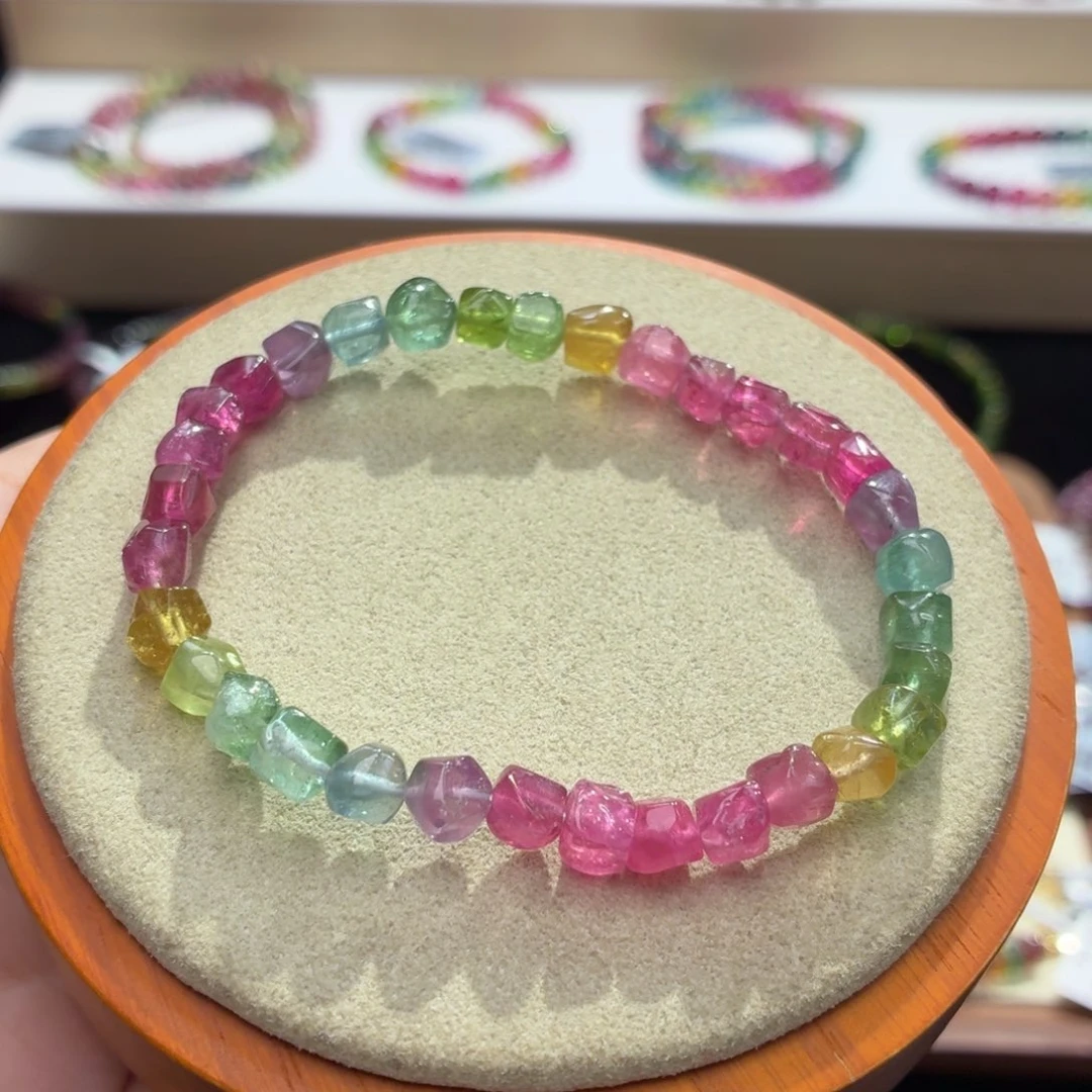 碧玺手串未镶嵌两天看货期