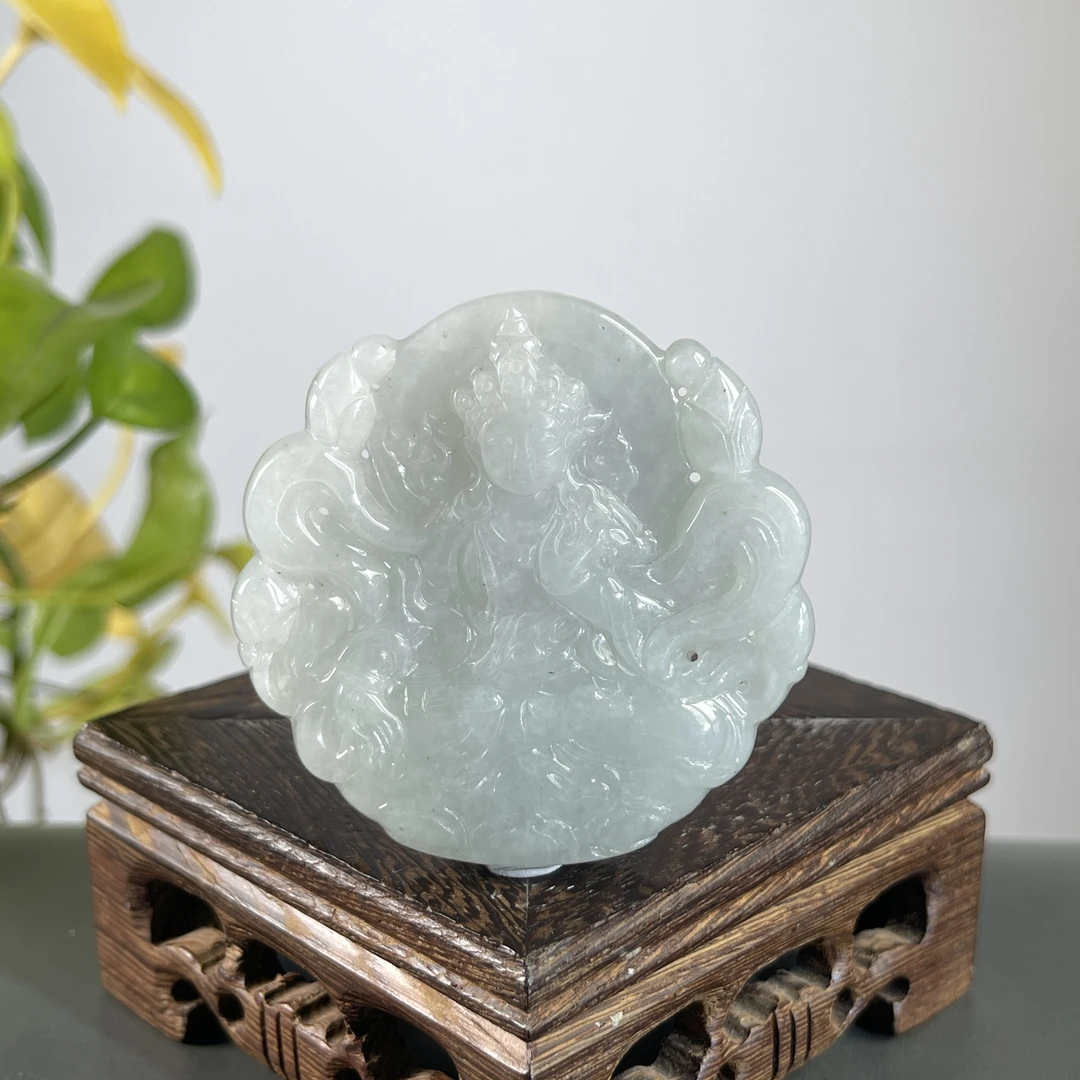 JTB13-54  天然翡翠缅甸A货 度母