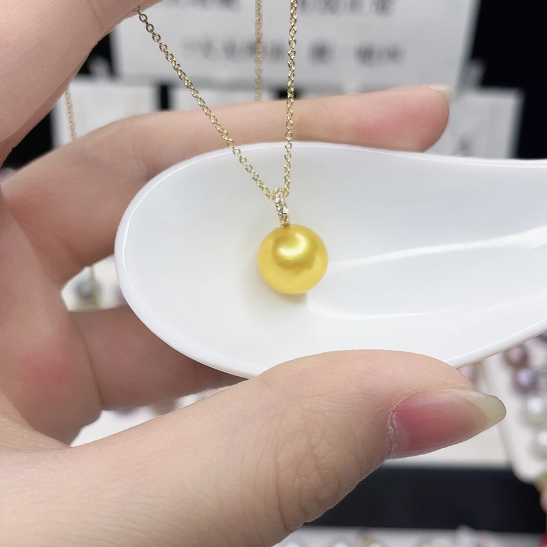 淡水珍珠吊坠(赠链)合金