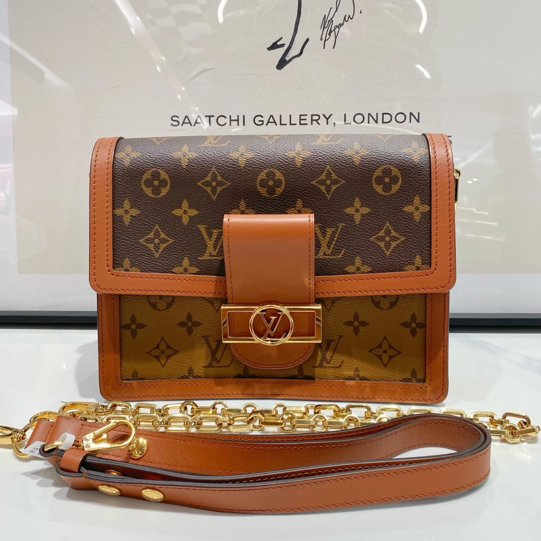 99新 LouisVuitton/路易威登 lv 中号达芙妮（13976）