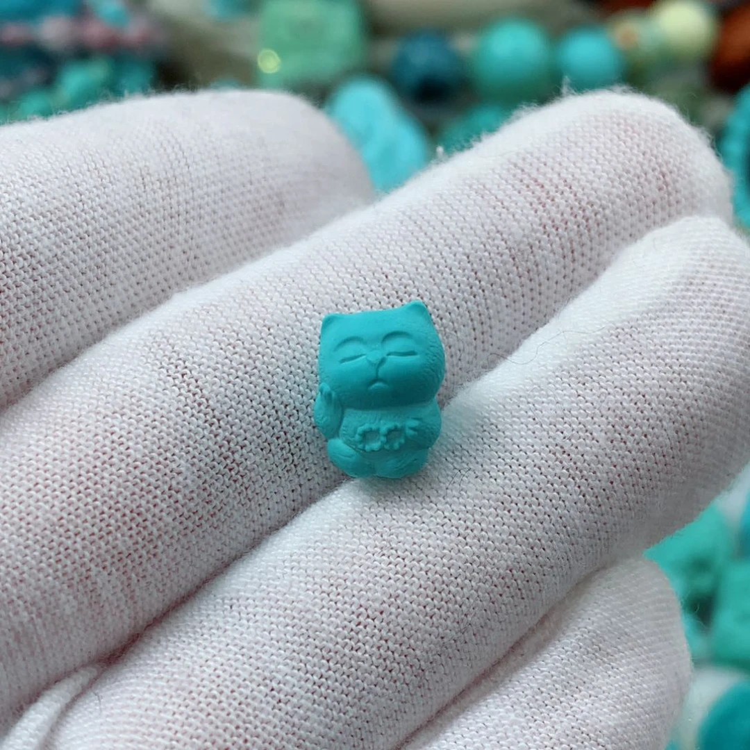 绿松石珠宝奇石未镶嵌