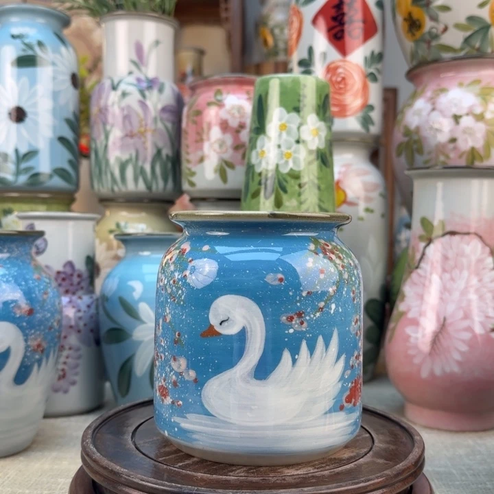 瓷片花瓶56565665656565