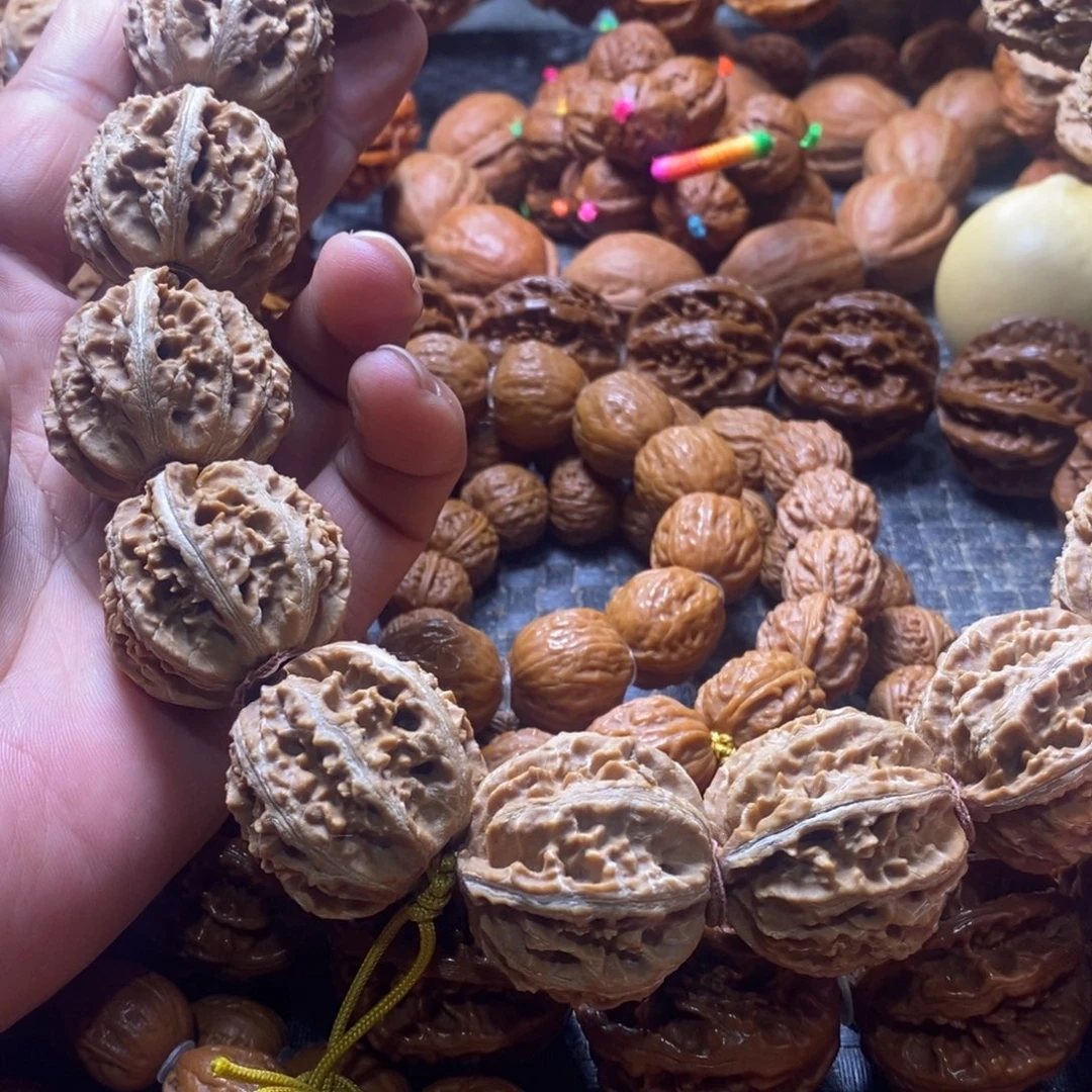 金***林吊坠文玩核桃京八棱