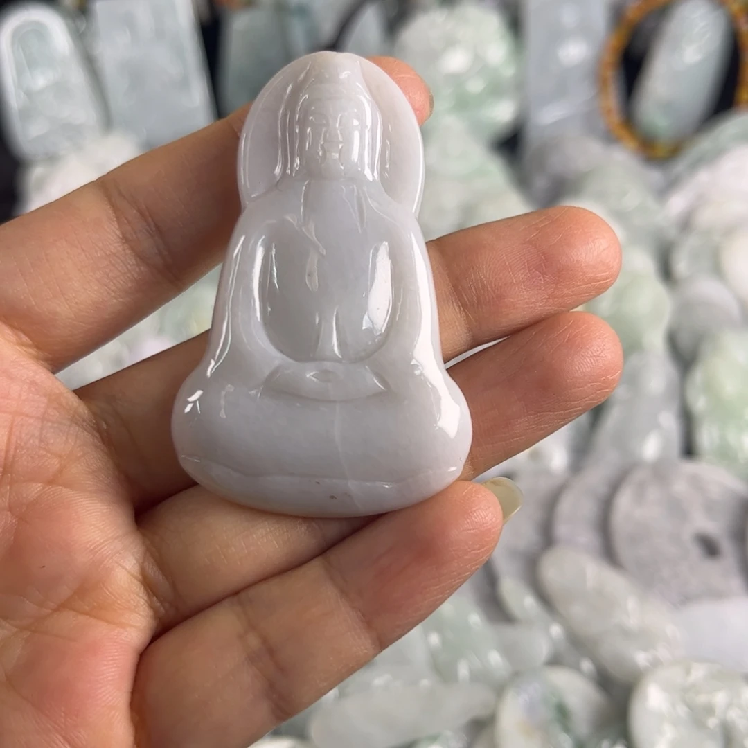 翡翠未镶嵌吊坠(不含链)瑕疵
