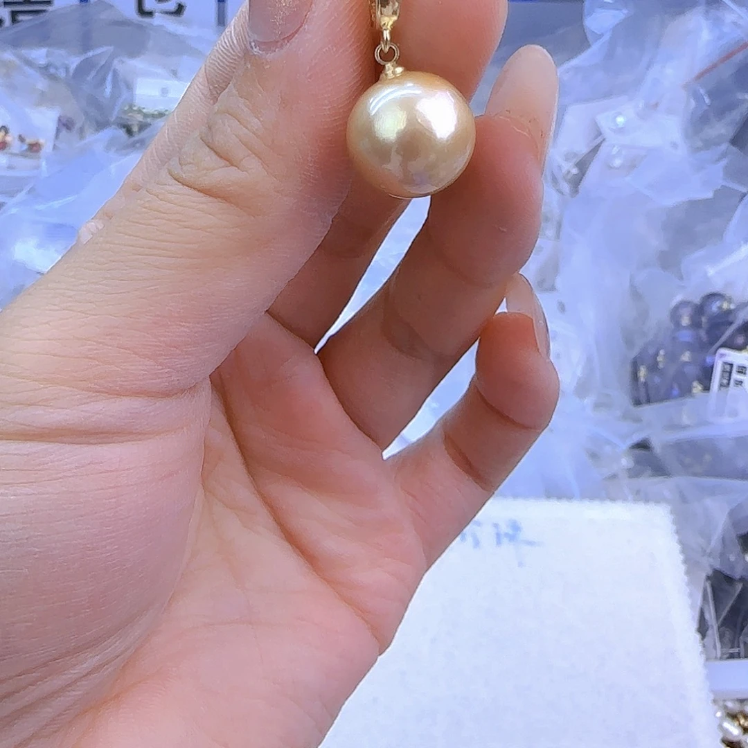 银S925镶嵌项链定制260淡水珍珠