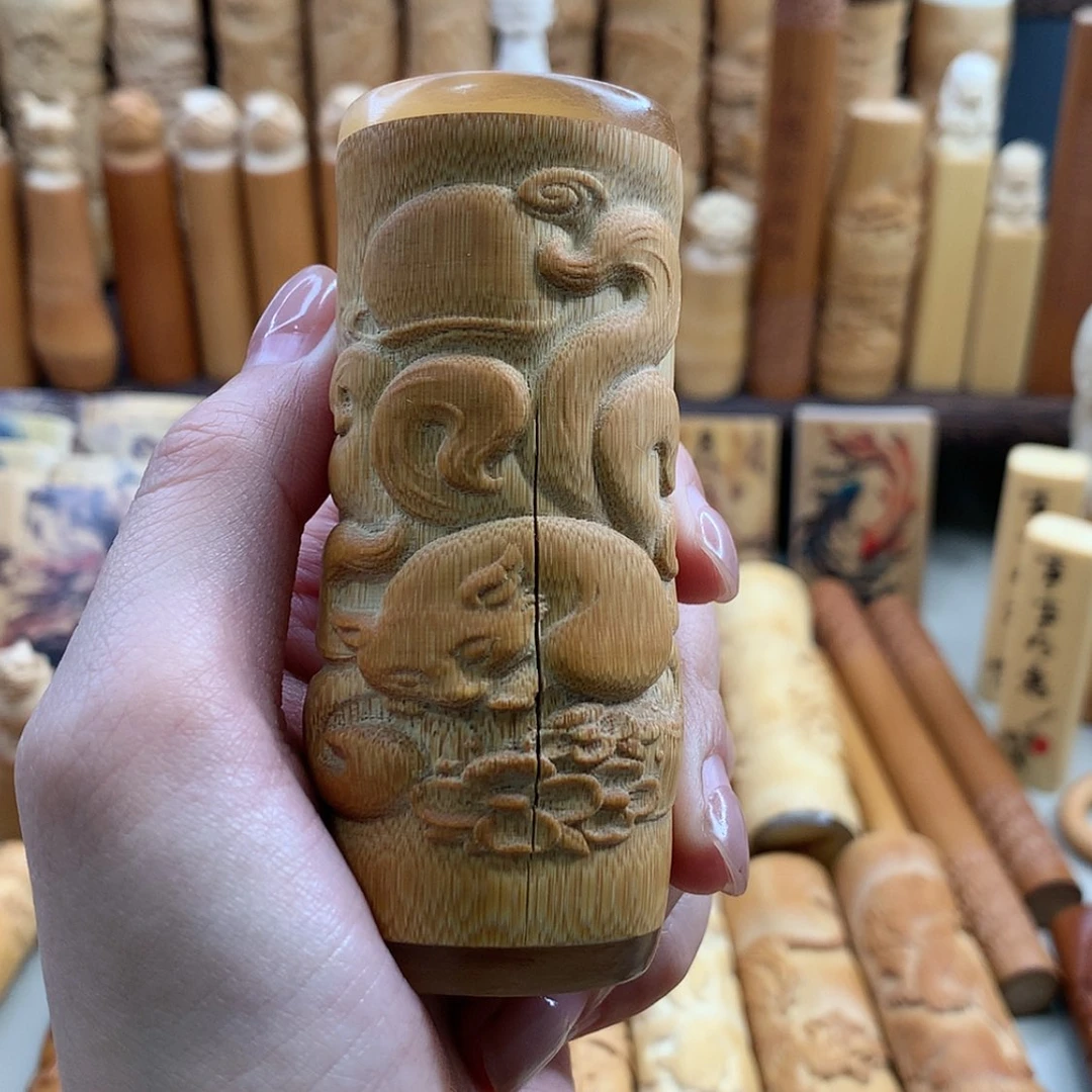 【闪购商品】竹就开裂料实心竹哈哈哈哈哈