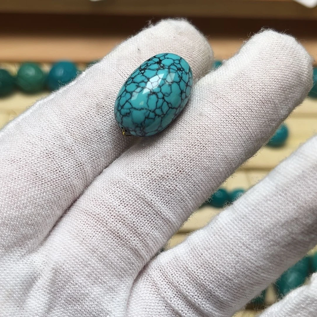 绿松石未镶嵌珠宝奇石644 /20.2mm