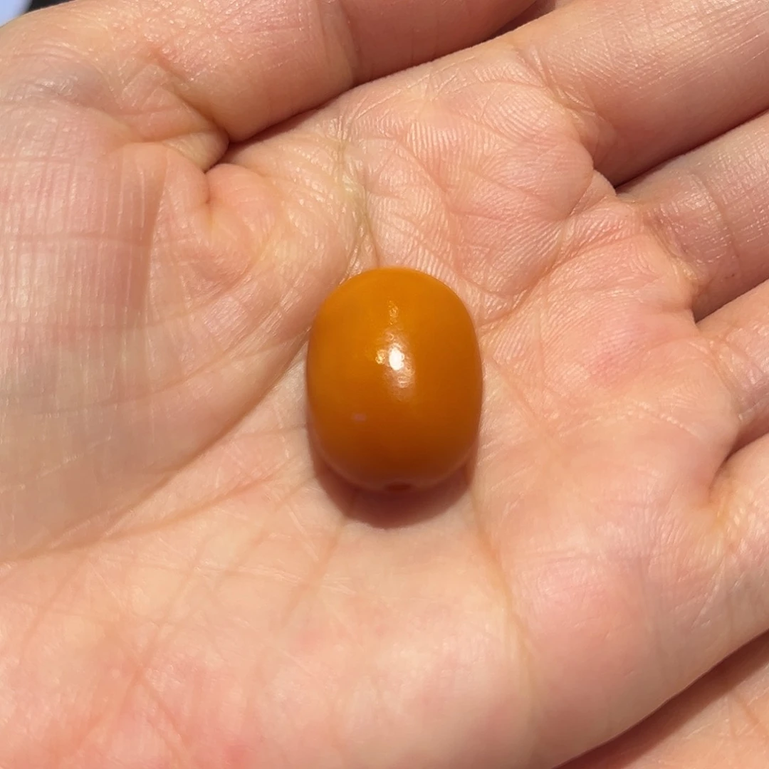 琥珀颈饰未镶嵌蜜蜡珠