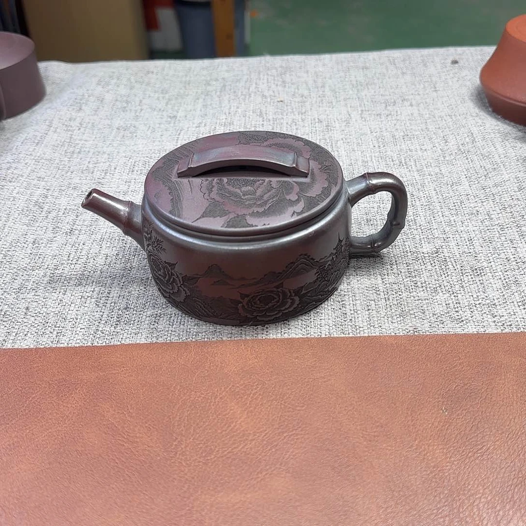 紫砂茶壶民间手艺人全手工制作