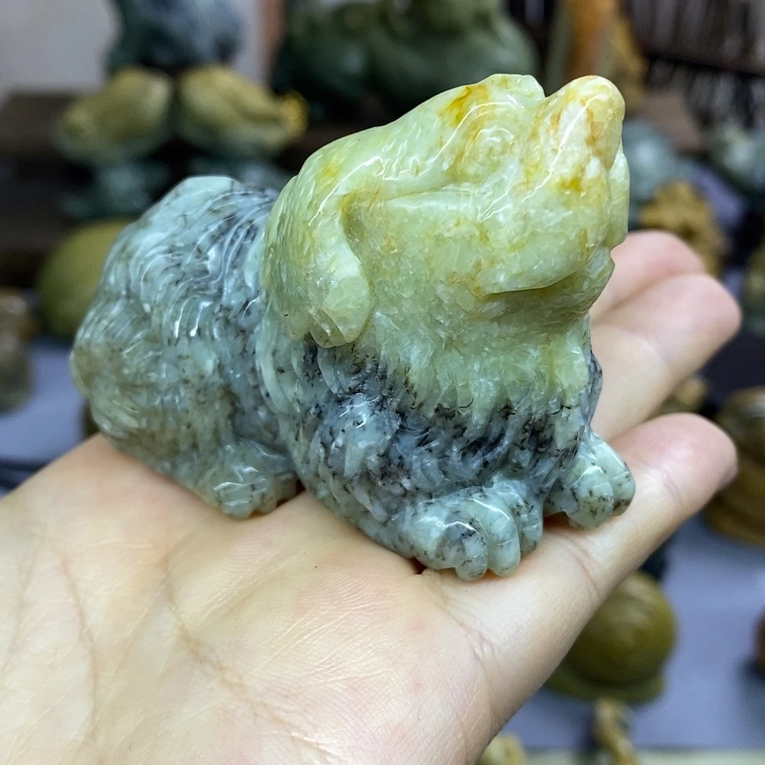 北***3岫岩河磨玉（透闪石质玉）未镶嵌把件