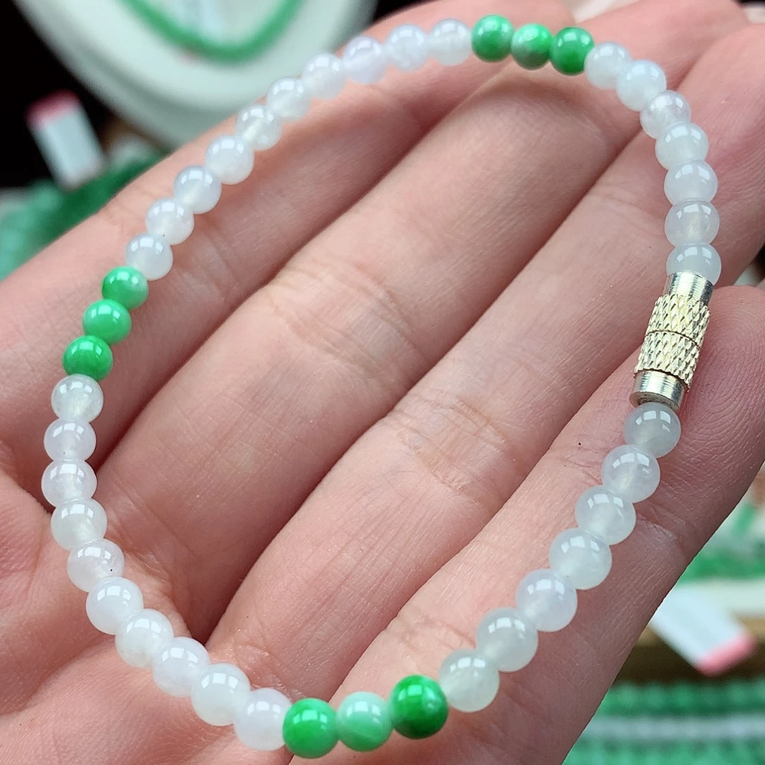 翡翠未镶嵌项链翡翠