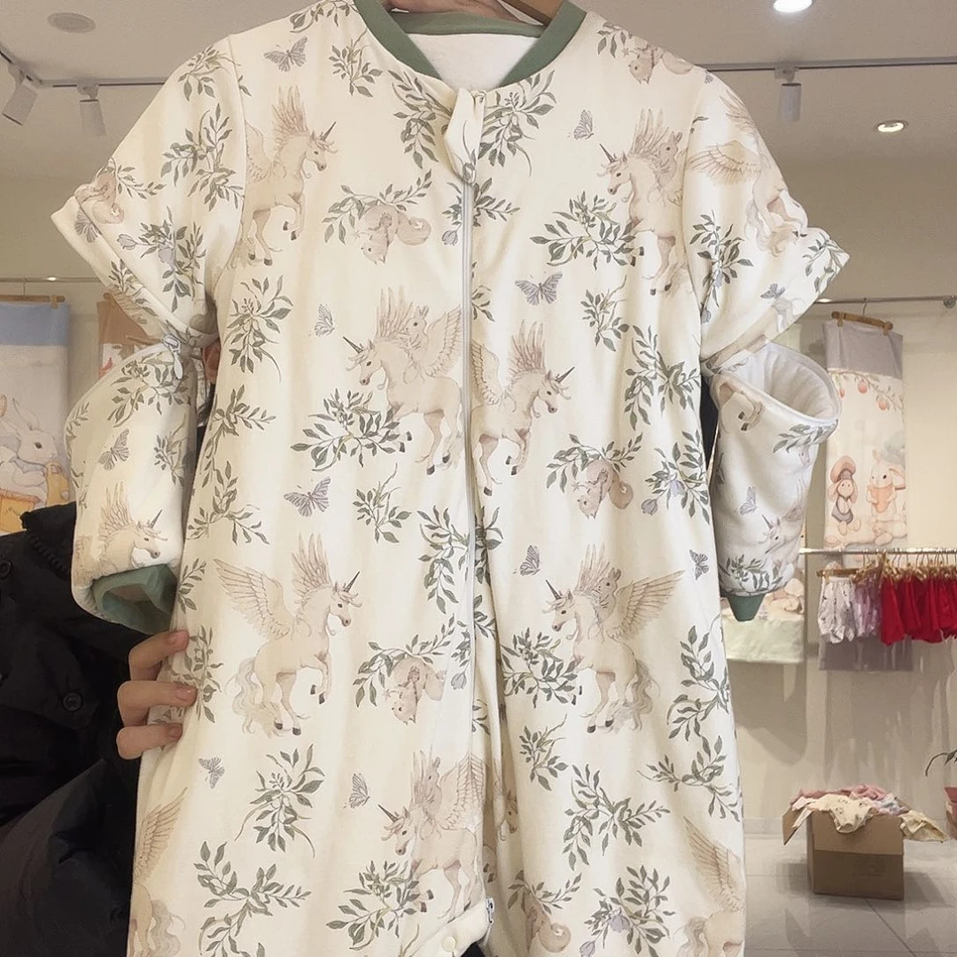 220g加厚款独角马纯棉睡袋