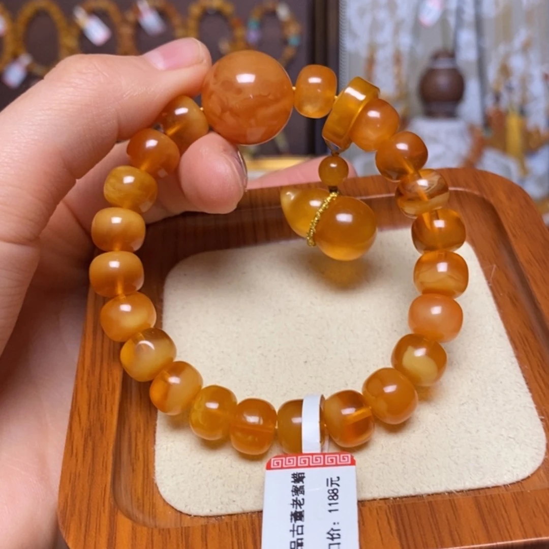 【闪购商品】手链蜜蜡未镶嵌手串