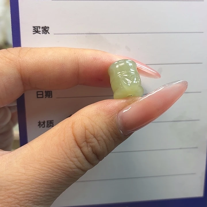 和田玉银S925镶嵌颈饰