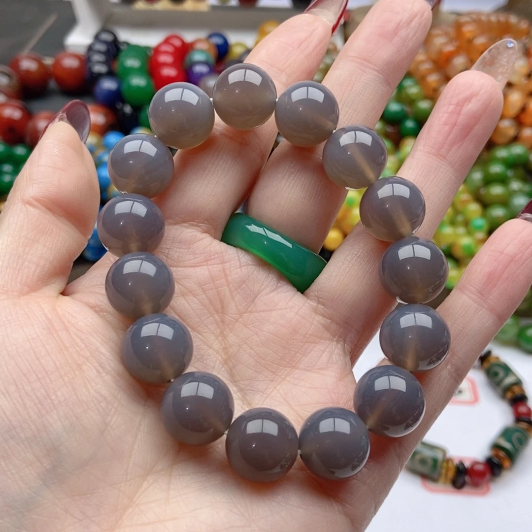 【闪购商品】玛瑙/玉髓手链未镶嵌丁*