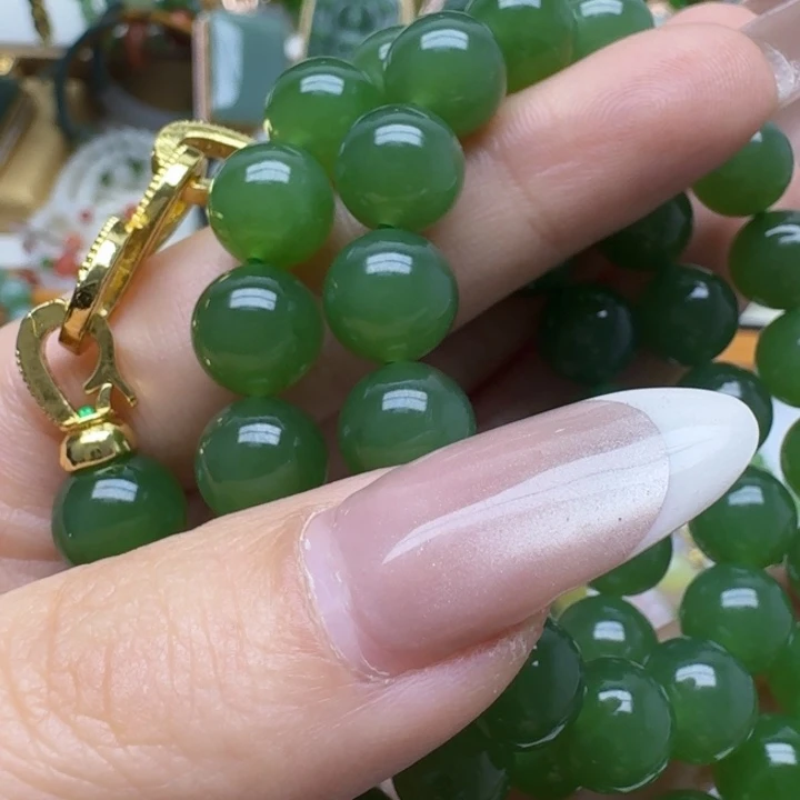 开***好和田玉未镶嵌手链