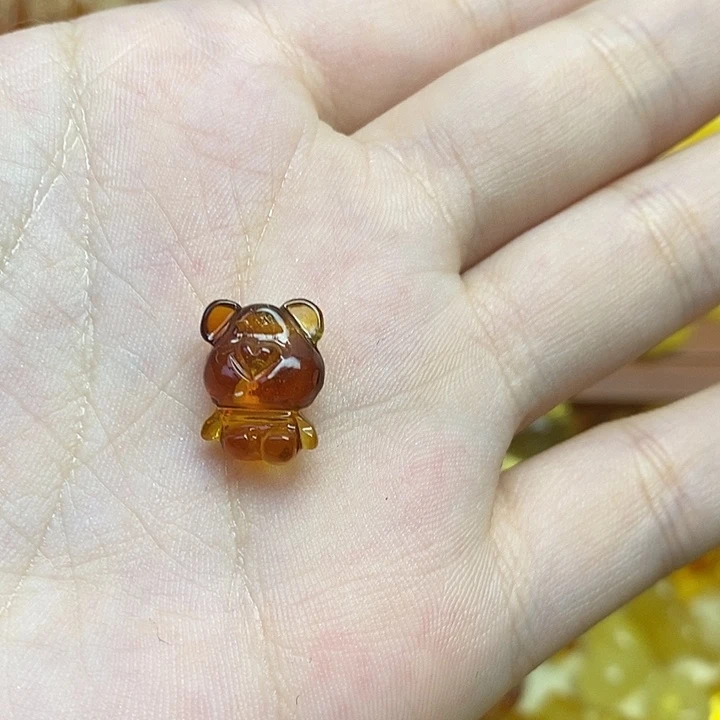 吊坠橄榄核小小熊