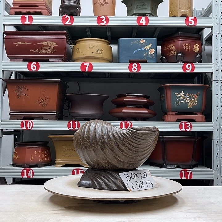 紫砂花盆紫砂花盆