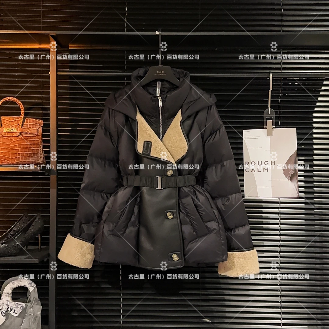 【宠粉价】秋冬上新设计师款显瘦气质连帽短款羽绒服白鸭绒JC-A622