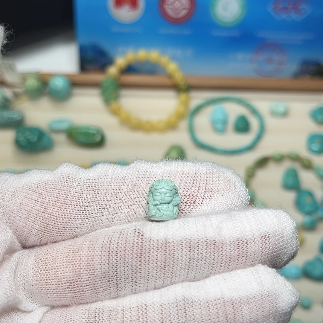 绿松石未镶嵌珠宝半成品