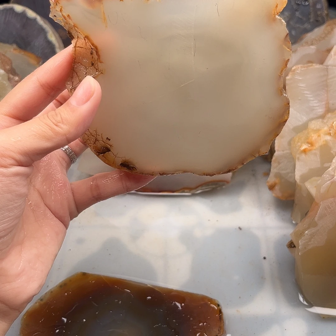 伊***霂定制玛瑙白月光玛瑙手镯