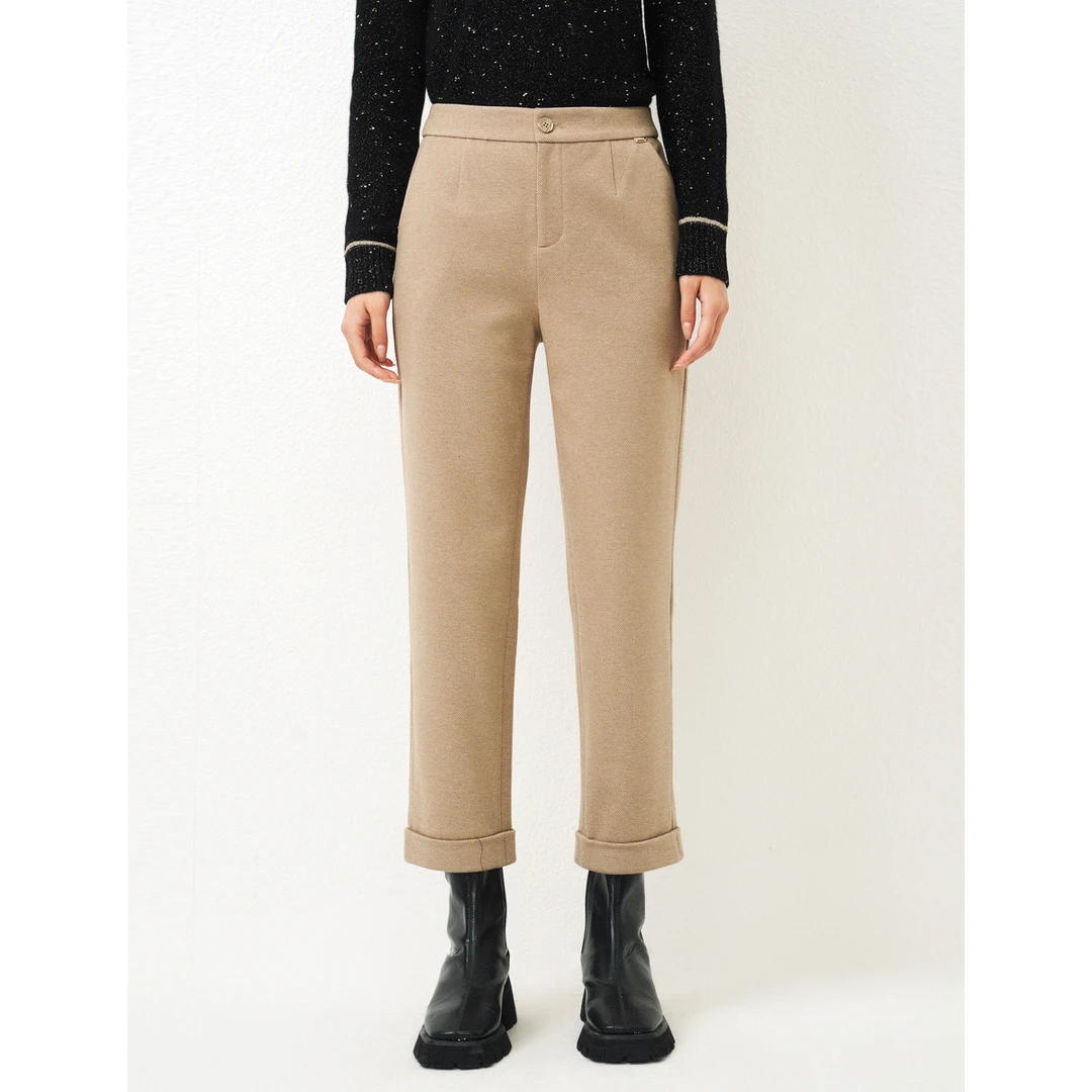 【安雅专属】春夏时尚通勤百搭裤子休闲哈伦裤九分裤女