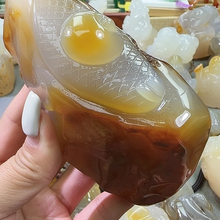 玛瑙/玉髓合金摆件