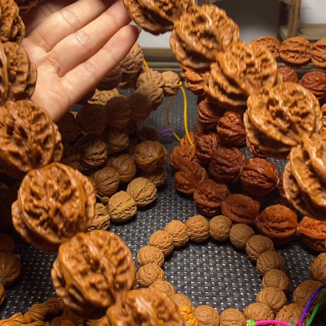 手串文玩核桃粗筋大麻花手持