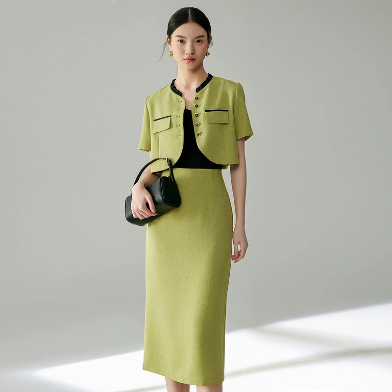 【唐长老专属】MOFAN摩凡秋甜美小香风外套MKW369882