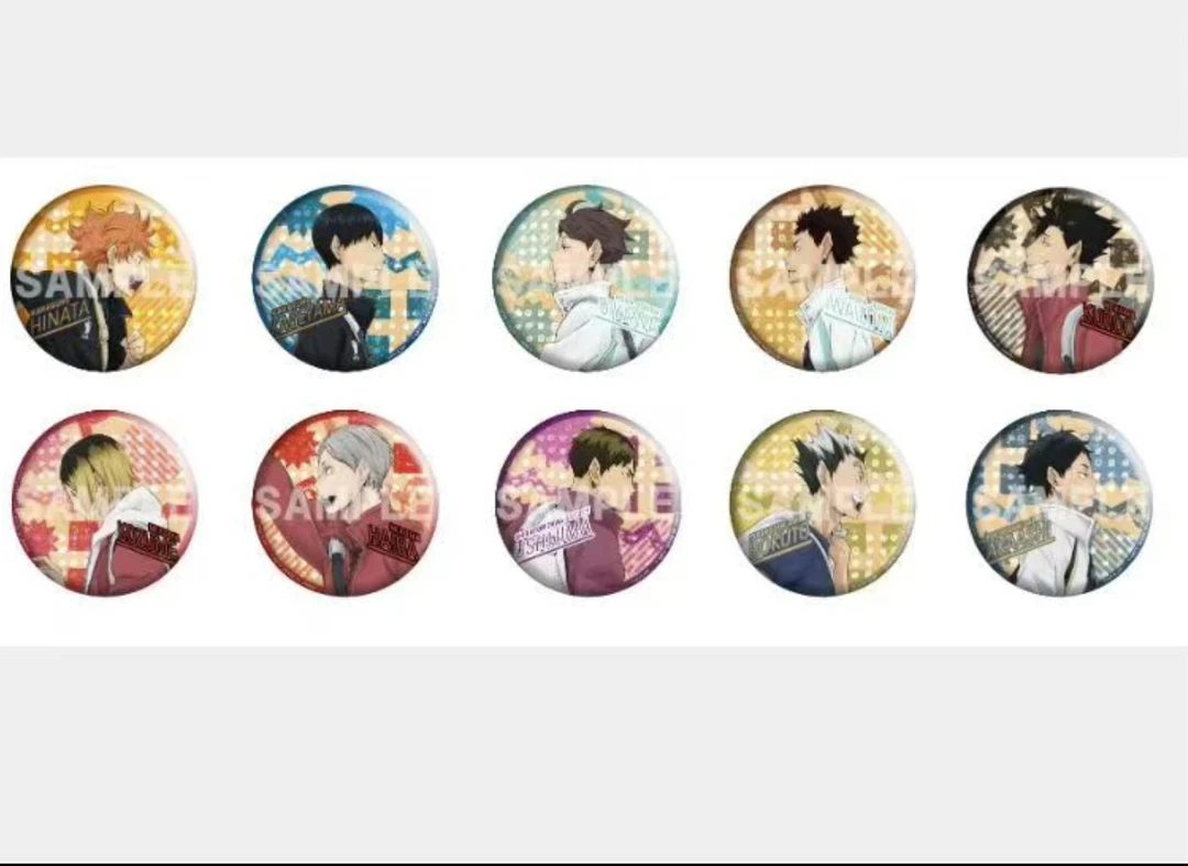 【排球少年】登校吧唧徽章盲盒 盲盒代拆