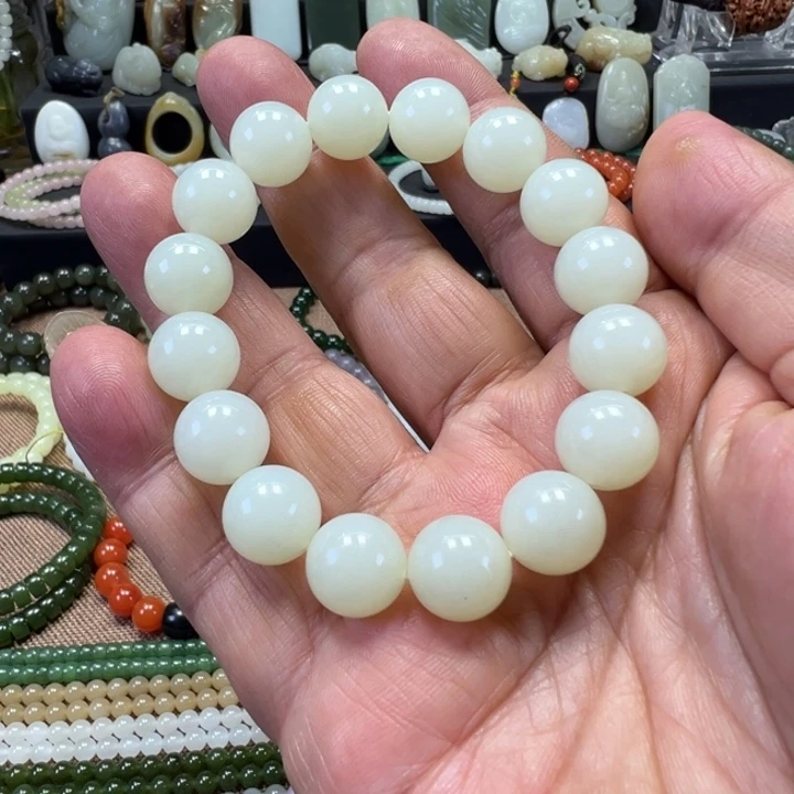 和田玉未镶嵌套链