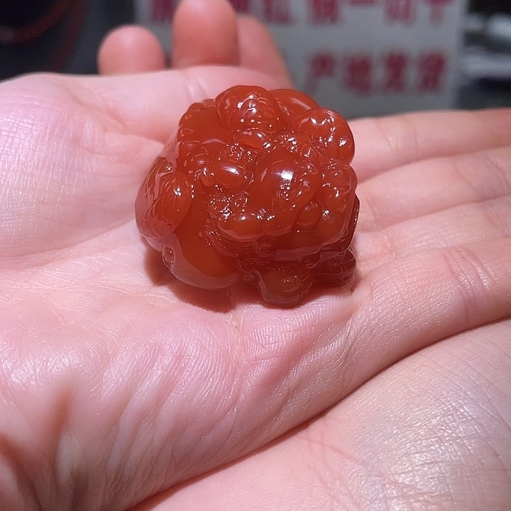 南红玛瑙原矿南红杨柳冰飘飞天貔貅未镶嵌