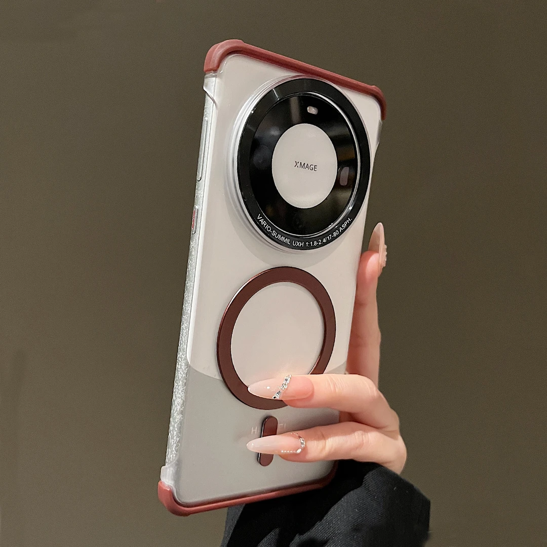 磁吸无边框适用华为mate70手机壳高级感mate60pro+硬壳mate50/40