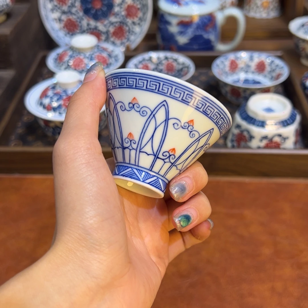 陶摆件景德镇陶瓷茶器百宝箱