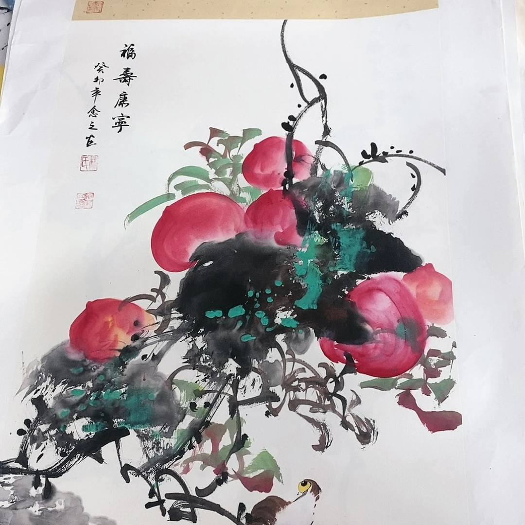 国画国画作品手绘精品