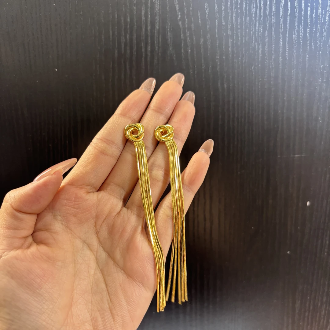 A19-中缅贸易时尚长款耳环