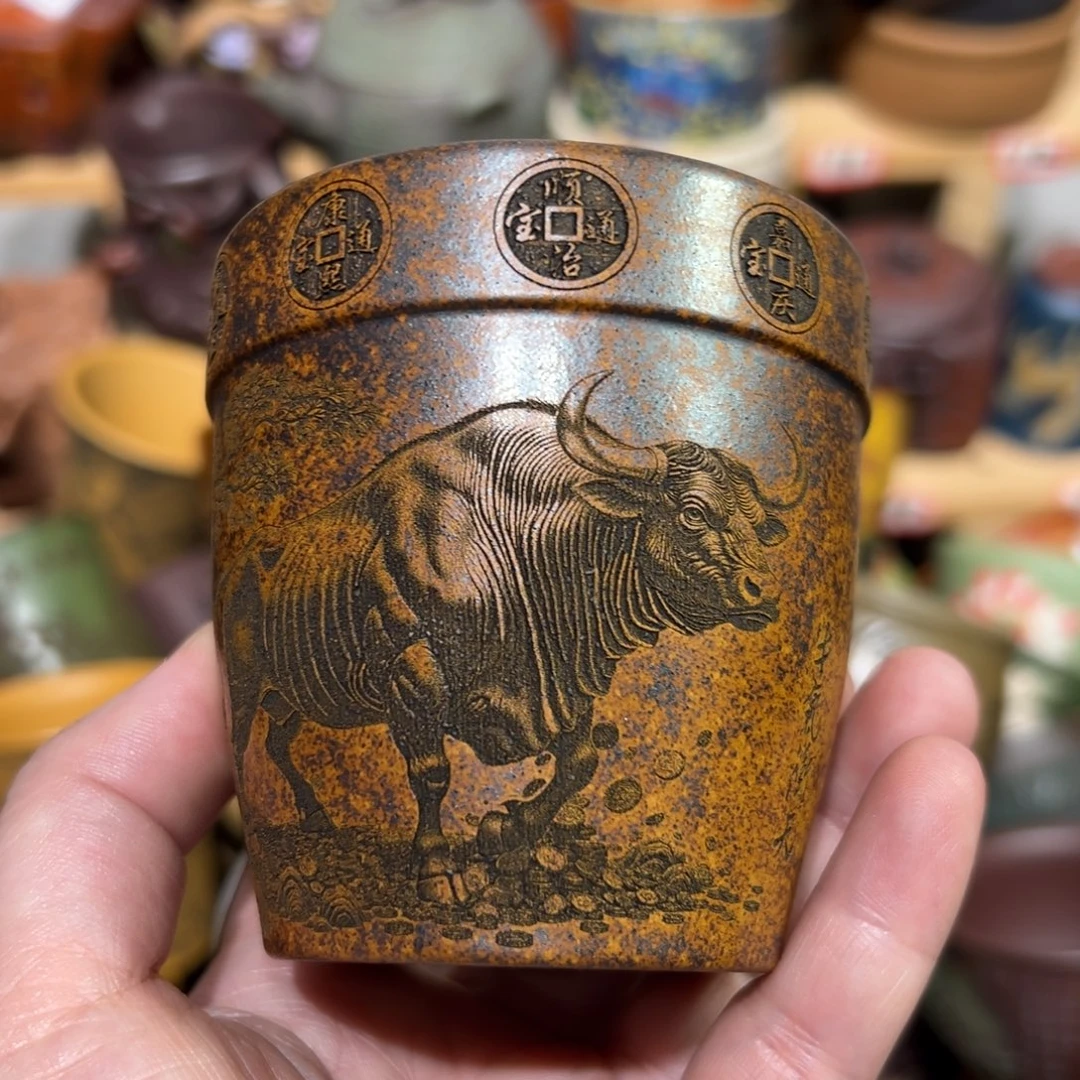 茶杯紫砂宜兴紫砂主人杯