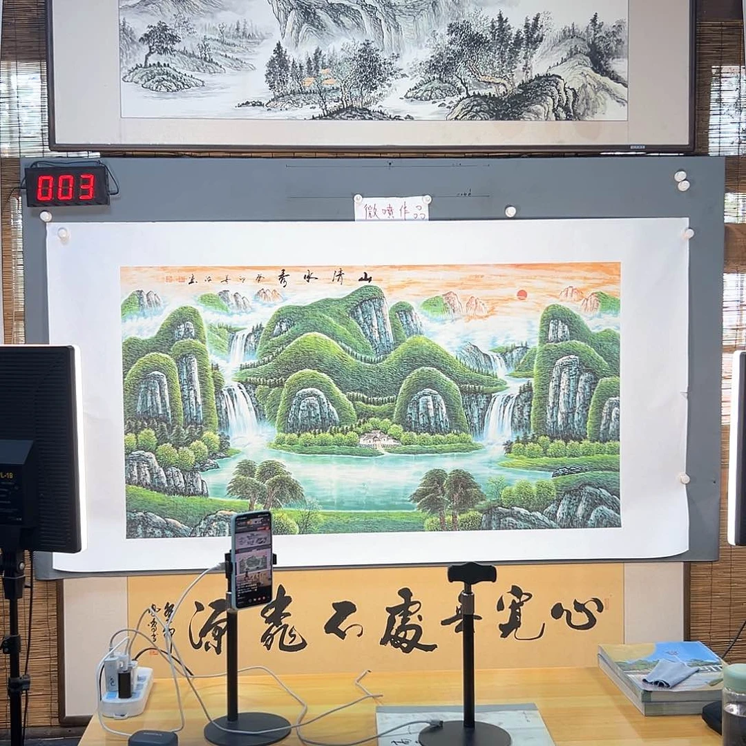 国画004 花鸟和蝴蝶在这里