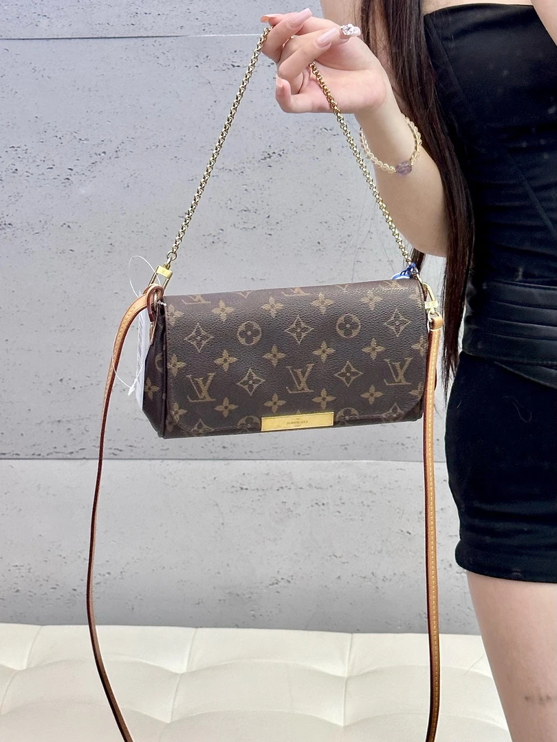 95新 LouisVuitton/路易威登 lv 老花挚爱斜挎包(K)