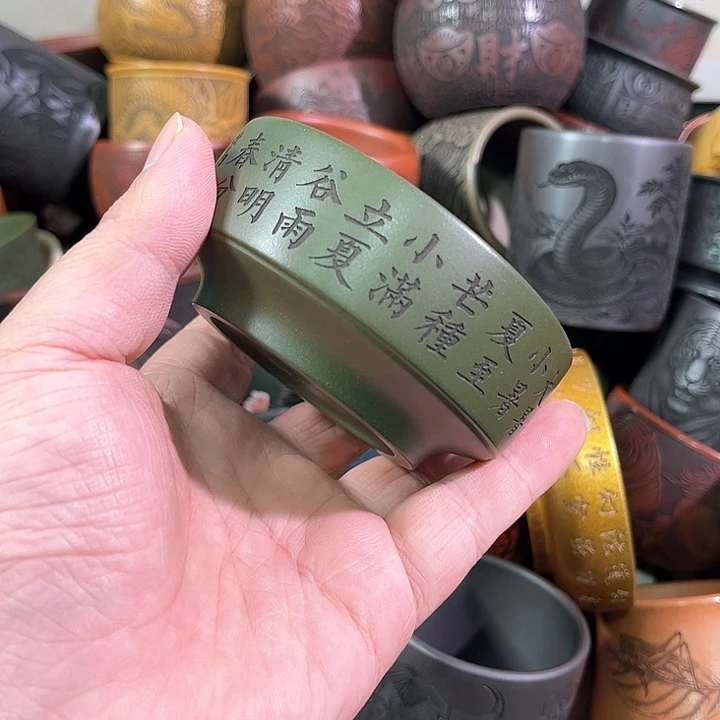 茶杯紫砂全手工紫砂主人杯