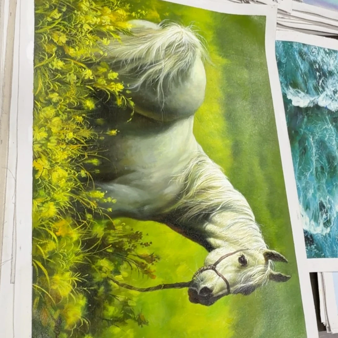 油画我的小可爱小猫咪